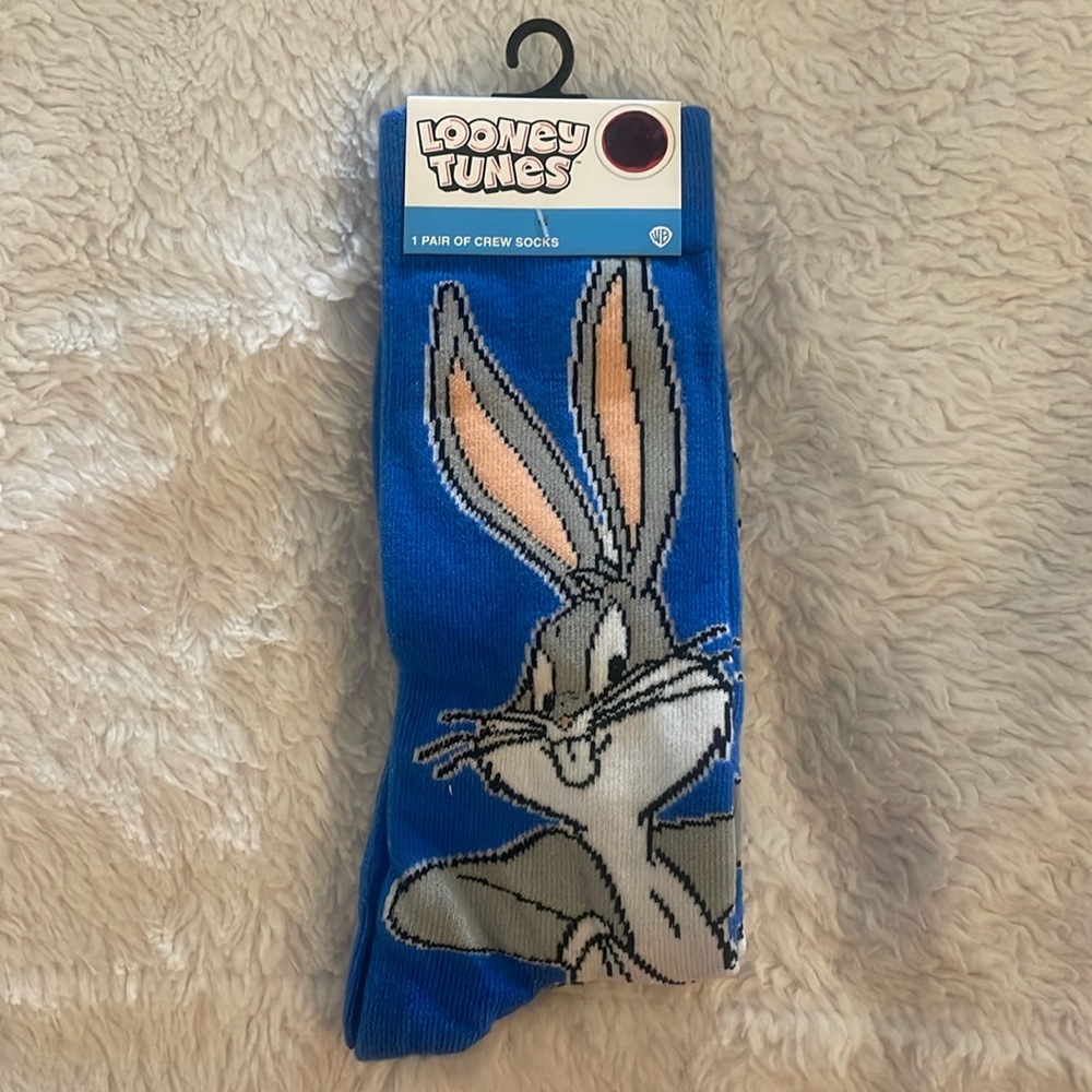 Bugs Bunny “Looney Toons” Socks Crew Length